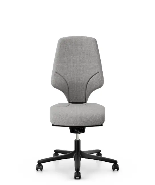 Siège ergonomique Giroflex, design moderne, soutien lombaire ajustable et assise confortable, idéal pour les espaces de travail professionnels