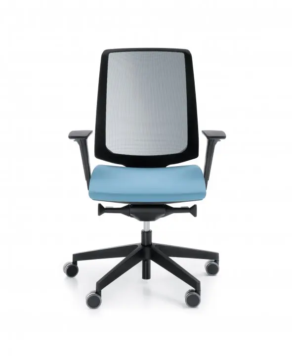 Siège ergonomique Profim, design moderne, soutien lombaire ajustable et assise confortable, idéal pour les espaces de travail professionnels